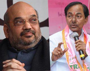Amit Shah is Bramith Shah - KCR