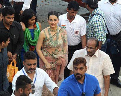 Baahubali Writer Vijayendra Prasad Performed Puja with Kangana Ranaut
