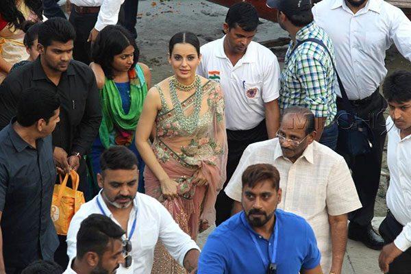 Baahubali Writer Vijayendra Prasad Performed Puja with Kangana Ranaut