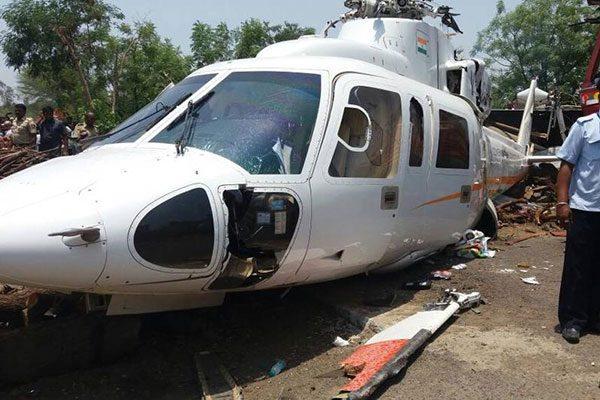 Maharashtra CM Devendra Fadnavis Escapes Chopper Crash Just By a Whisker