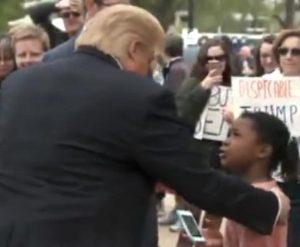 Trump Berated by a Little Girl