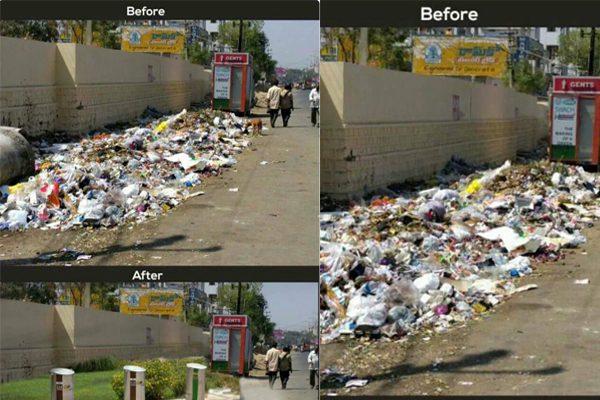 Hyderabad Mayor Trolled Garbage Photoshop Photo Twitter