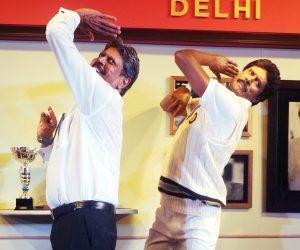 Kapil Dev with His Wax Statue at Madame Tussauds Photos Images