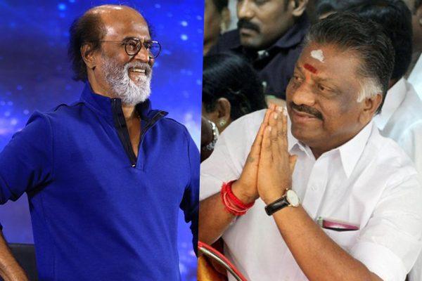 Rajinikanth Tamil Nadu Politics O Panneerselvam
