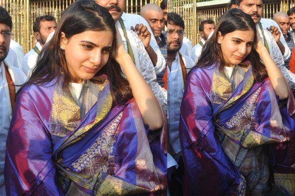 Samantha-Ruth-Prabhu-Visited-Tirumala Tirupati