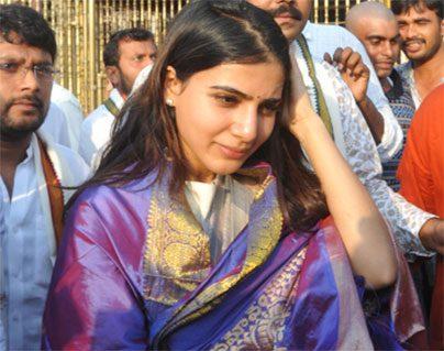 Samantha-Ruth-Prabhu-Visited-Tirumala Tirupati