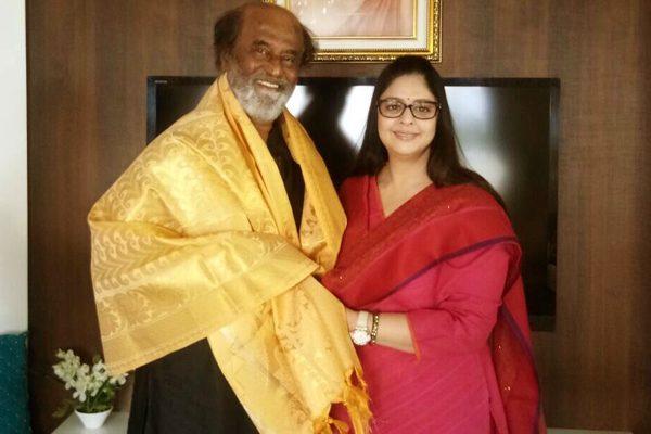 Senior Heroine's Nagma Political Meeting with Rajinikanth