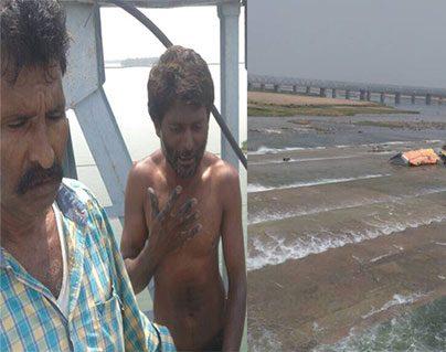 Unknown Person opened vijayawada Prakasam Barrage gates