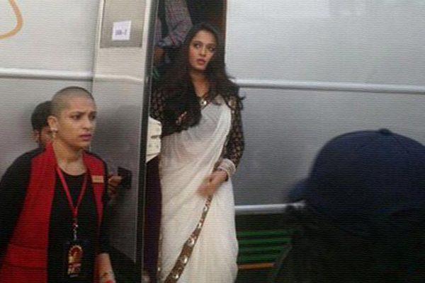 Anushka Shetty vanity van seized in pollachi