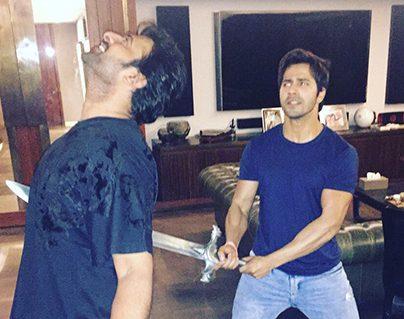 Baahubali’s Sword Taken- Varun Dhawan - Prabhas
