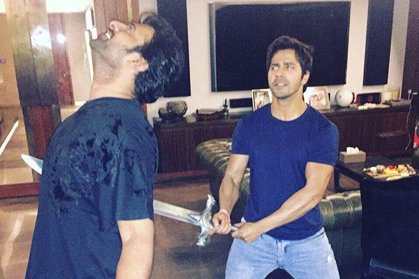Baahubali’s Sword Taken- Varun Dhawan - Prabhas