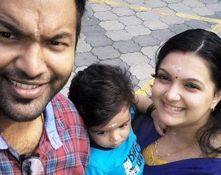 Husband Comes to The Rescue of Nani Heroine Saranya Mohan