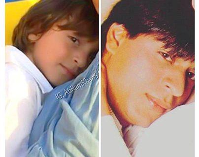 Pic Talk- Superstar Shah Rukh Khan Son's Perfect Fitting Genes with Father