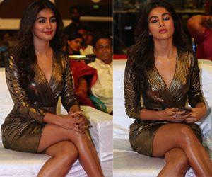 Pooja Hegde Stills At DJ Success Meet Photos