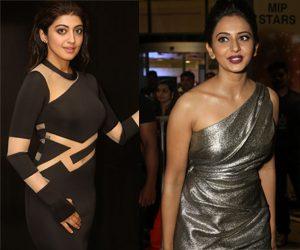 Rakul Preet Singh, Pranitha Subhash Photo Stills At Jio Film Fare Awards