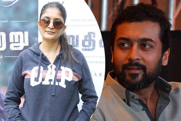 Suriya Might Get on Board Female Director Sudha Kongara