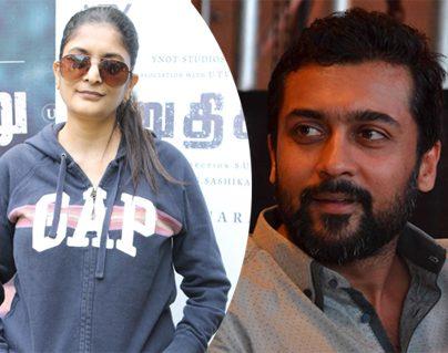 Suriya Might Get on Board Female Director Sudha Kongara