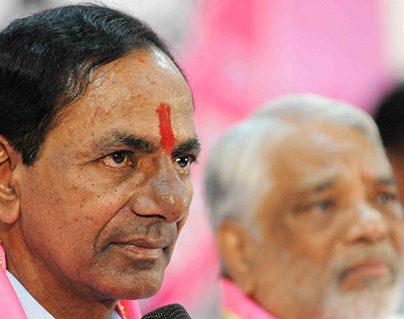 Telangana-CM-KCR-Tongue--Tied-for-the-First-Time