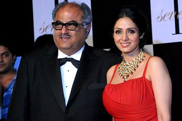 Veteran Actress' Sridevi  Husband Boney Kapoor Celebrating Her Glory