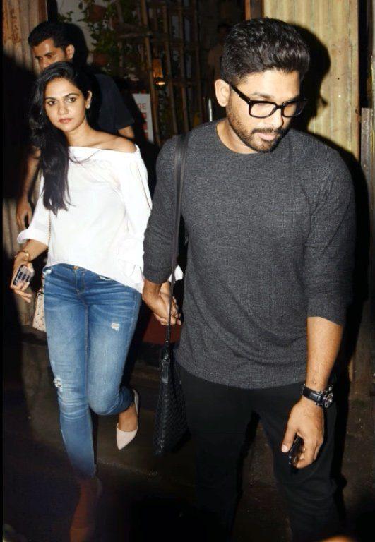 Allu Arjun Late Night Dinner with Sneha