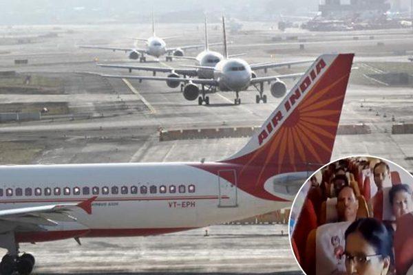 Deprived of Air in the Flight, Air India Passengers Protest