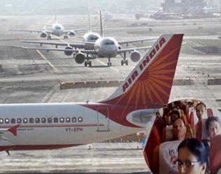 Deprived of Air in the Flight, Air India Passengers Protest