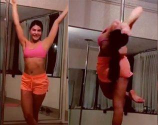 Jacqueline Fernandez Pole Dance