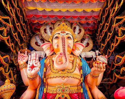 Khairatabad-Ganesh plaster of paris laddu