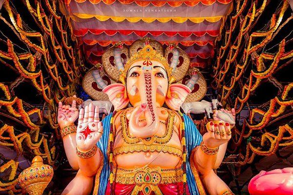 Khairatabad-Ganesh plaster of paris laddu 