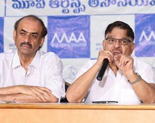 Movie Artist Association Press Meet about Drugs