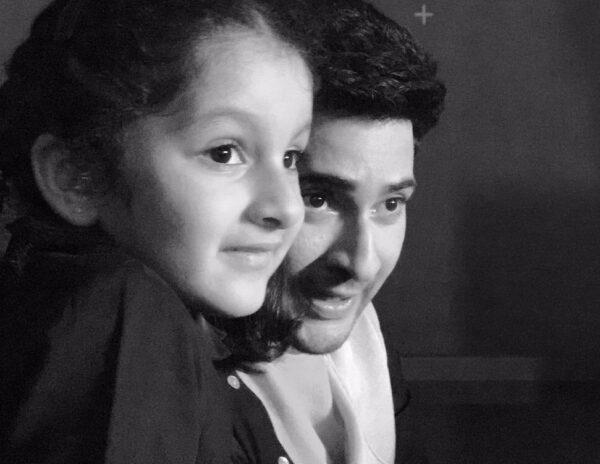 Cuteness overload- Star kid Sitara at Mahesh Babu sets Isn’t that cute?