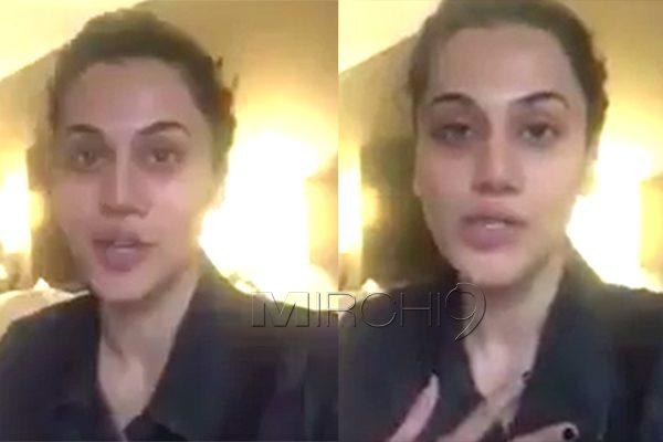 Social Media Heat Beats Taapsee Pannu to Apologise