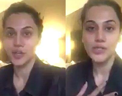 Social Media Heat Beats Taapsee to Apologise