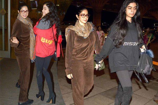 Sridevi Velvet Sweat Suit