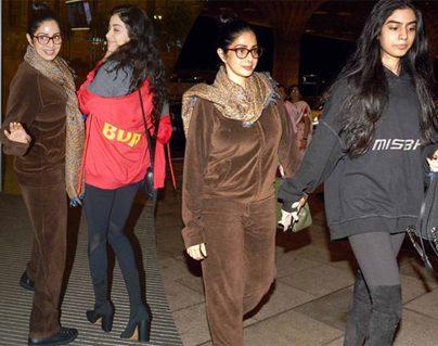 Sridevi Velvet Sweat Suit