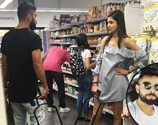 Virat Kohli with Bae Anushka Sharma on the Streets of NY