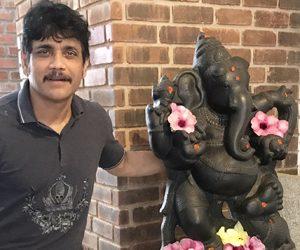 Chiranjeevi, Nagarjuna Celebrating Ganesh Chaturthi