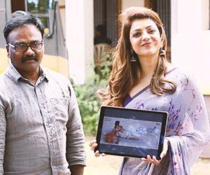 Kajal Aggarwal Launches Vaalujada First Look Photos