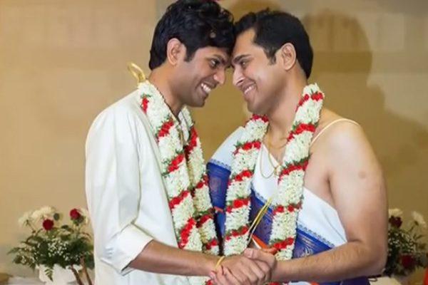 Karthik-and-Sandeep indian Gay Marriage in USA