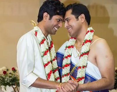 Karthik-and-Sandeep indian Gay Marriage in USA