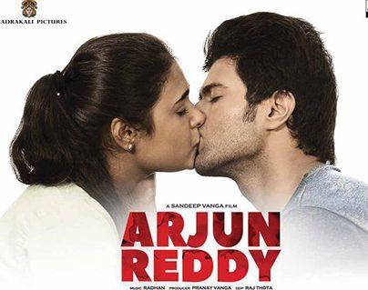 Kiss Posters of Arjun Reddy Removed in Telugu States!