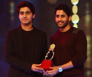 Naga Chaitanya At Santosham South Indian Film Awards Photos