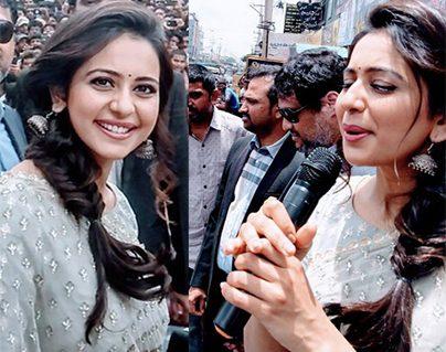 Rakul Preet Singh Launches Big C Mobile shop in kurnool