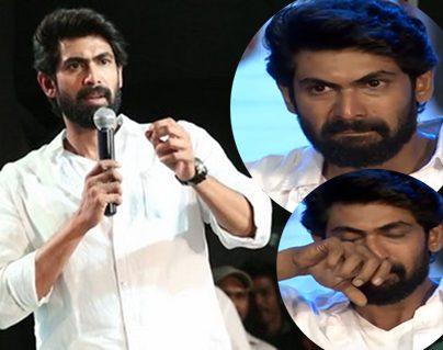 Rana Daggubati Almost Cried on The Stage!