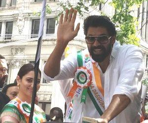 Exclusive Photos: Rana at India Day Parade in New York City