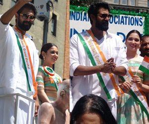 Rana Daggubati, Tamanna At India Day Parade Photos