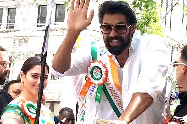 Rana daggubati first Telugu hero New York streets!