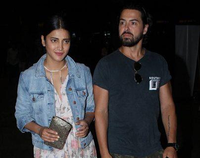 Refreshed Shruti Haasan Back with Boyfriend After Vacay