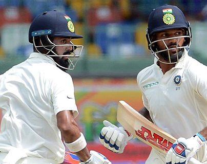 Shikhar Dhawan scores 6th Test century,