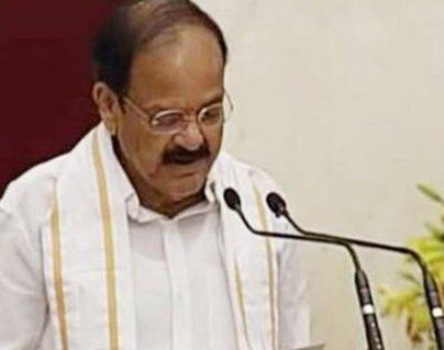 Telugu Bidda Venkaiah Naidu Sworn in as Vice President